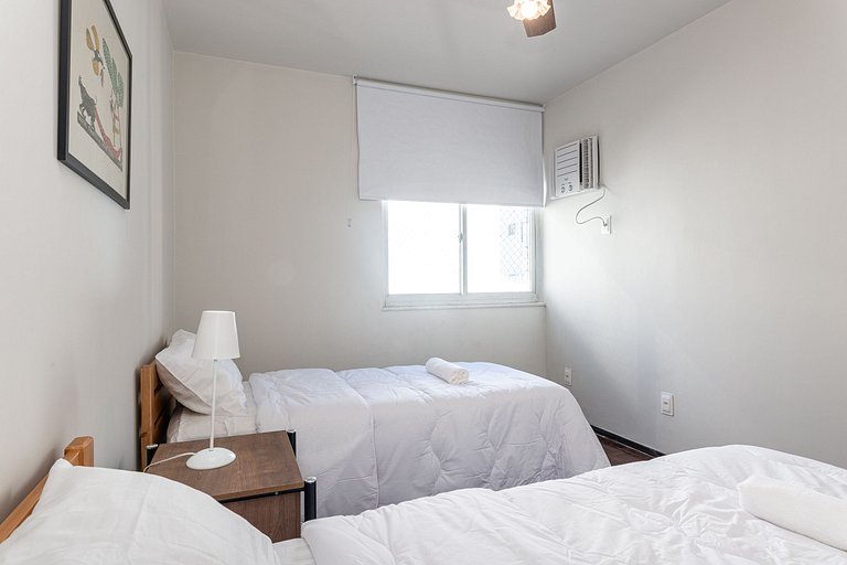 SAL802 Excellent apartment in Boa Viagem. Three bedrooms