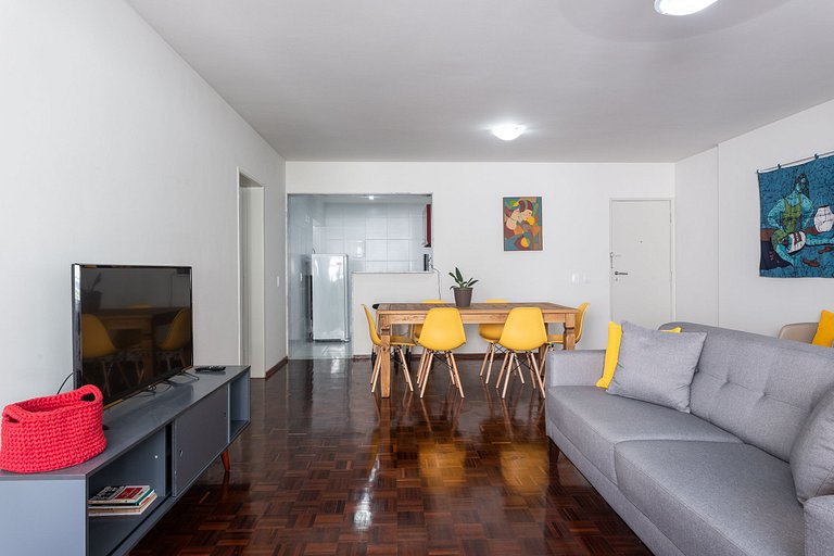 SAL802 Excellent apartment in Boa Viagem. Three bedrooms