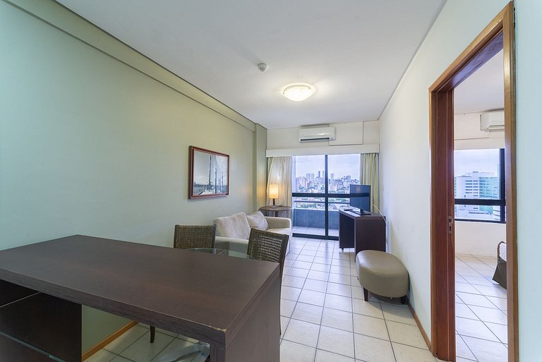 OTH1603 Flat on Ilha do Leite, close to medical centers.