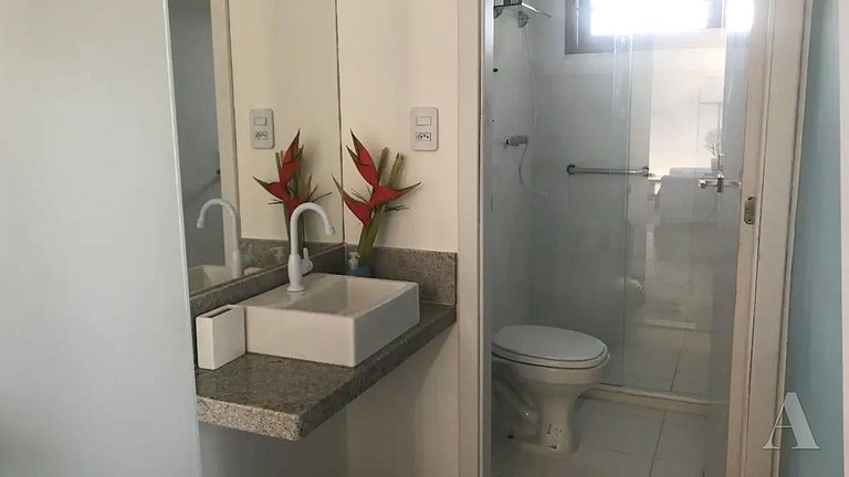 House 2 bedrooms 6 people near the beach Guarajuba– BA GJB02