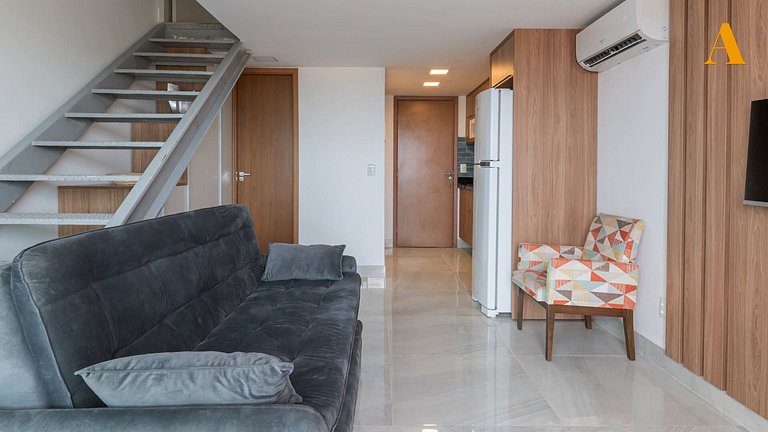 Modern, comfortable flat Praia de Serrambi BFS312