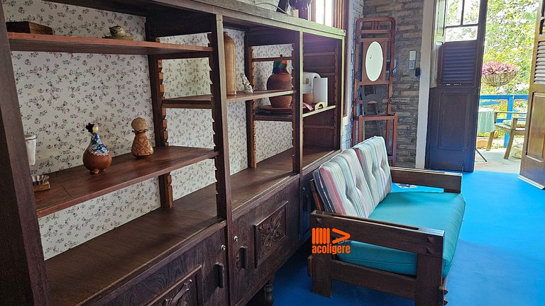 Casa de Meg Suíte 2 - Ampla com lareira e terraço