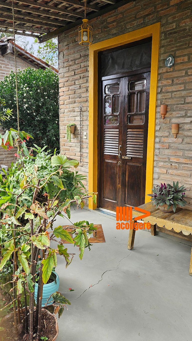 Casa de Meg Suíte 2 - Ampla com lareira e terraço