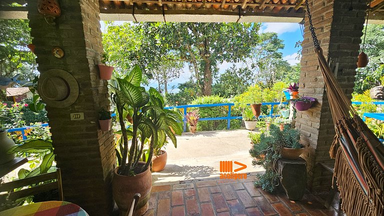 Casa de Meg Suíte 2 - Ampla com lareira e terraço