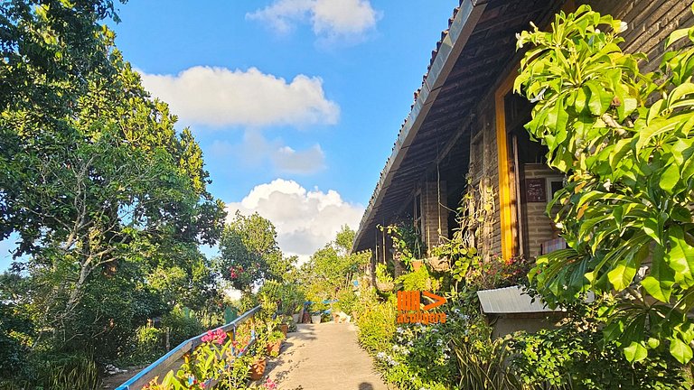 Casa de Meg Suíte 2 - Ampla com lareira e terraço