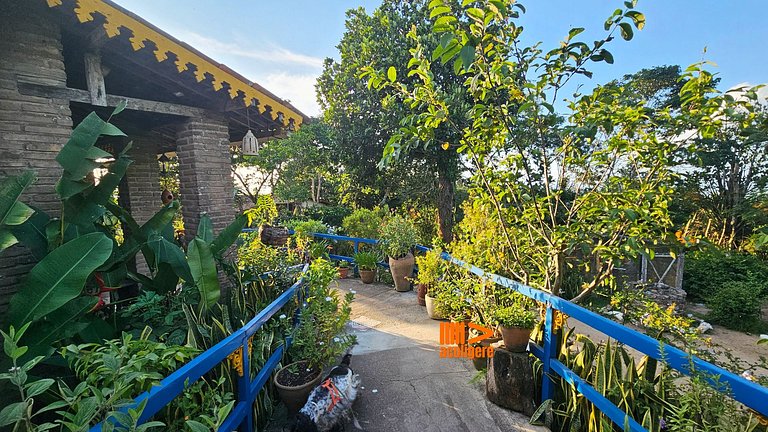 Casa de Meg Suíte 2 - Ampla com lareira e terraço