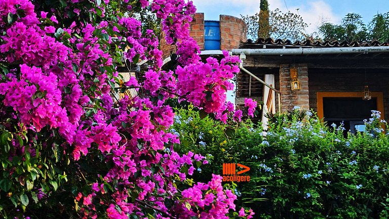 Casa de Meg Suíte 2 - Ampla com lareira e terraço