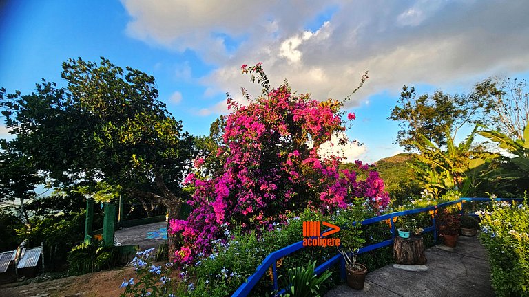 Casa de Meg Suíte 2 - Ampla com lareira e terraço