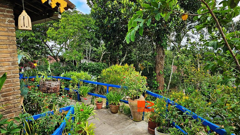 Casa de Meg Suíte 2 - Ampla com lareira e terraço