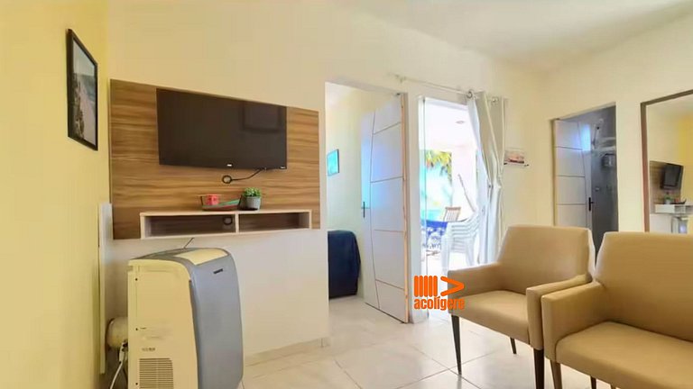 Flat com varanda em Barra Grande, Maragogi HBF01