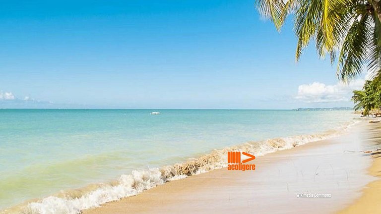 Suíte confortável junto ao mar de Maragogi HBF2