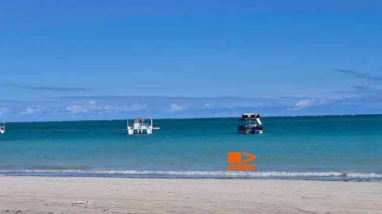 Suíte confortável junto ao mar de Maragogi HBF2