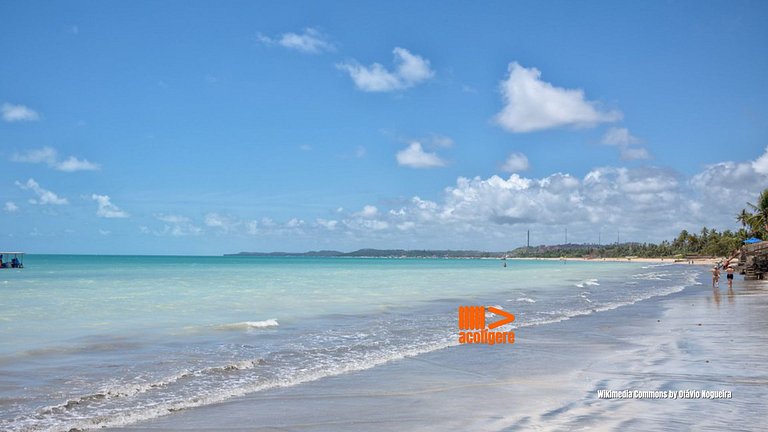 Suíte confortável junto ao mar de Maragogi HBF2