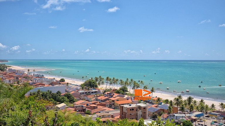Suíte confortável junto ao mar de Maragogi HBF2