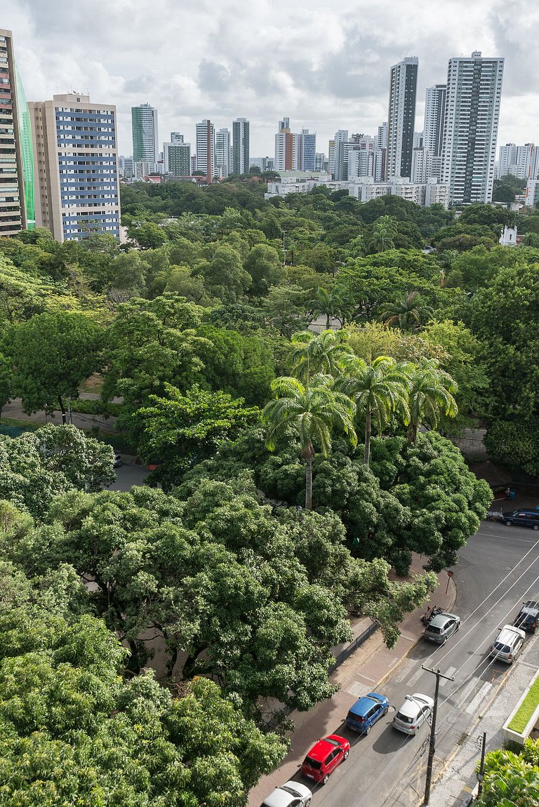 PBO902 Flat no Bairro da Jaqueira, o mais verde da cidade