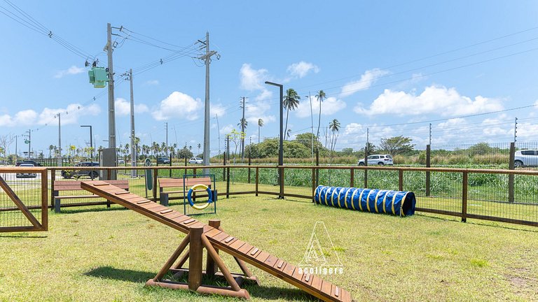 Estúdio Térreo no Cupe em Resort Completo BCSF03